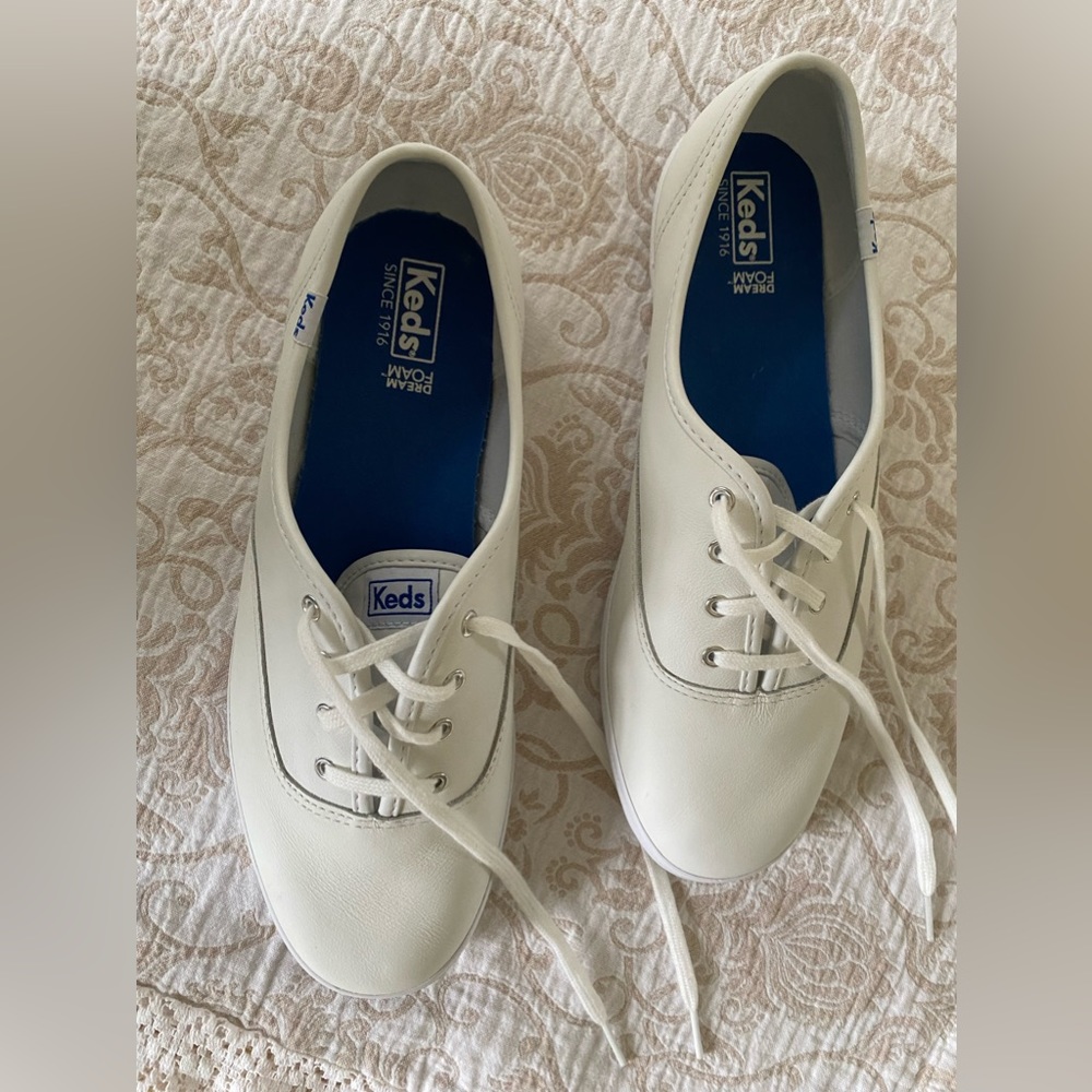 Women’s White Keds Classic Style